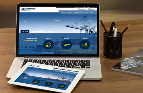 Interšped Logistics | Website.ba | Development of website